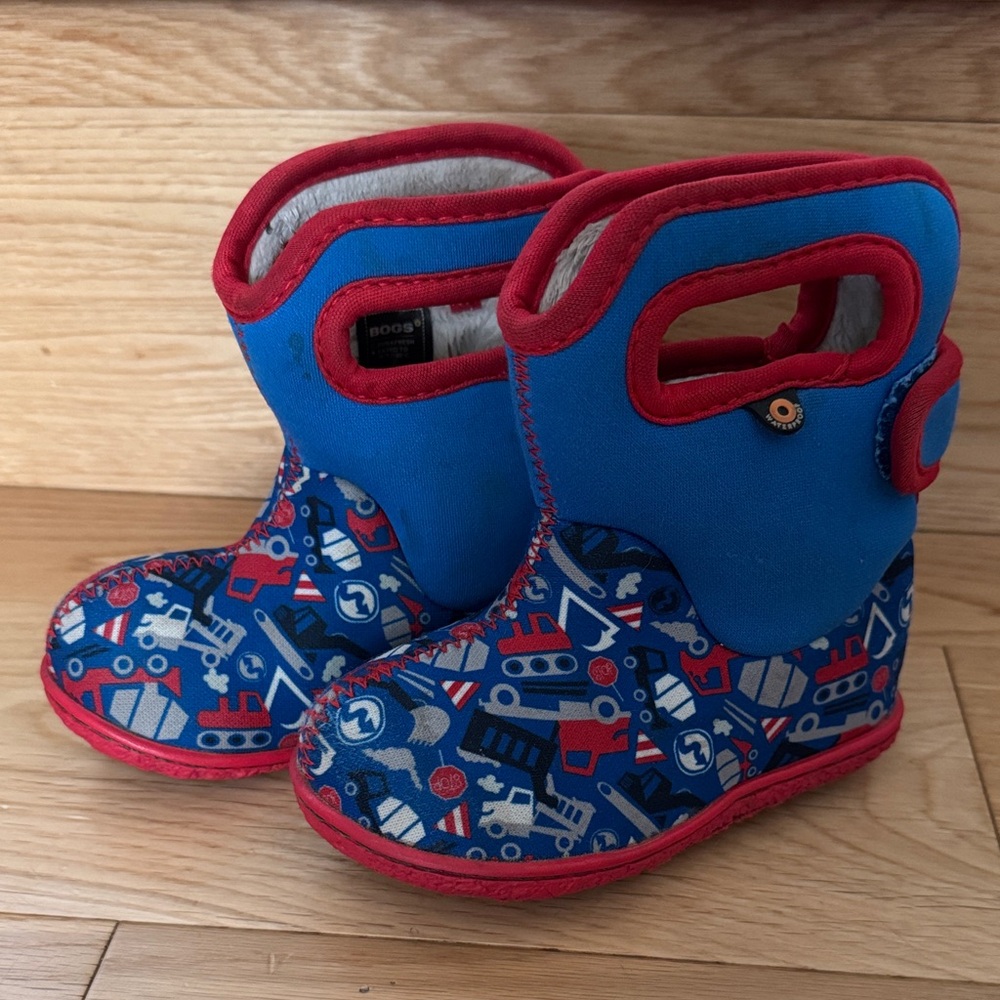 Bogs Toddler Construction Graphic Boots Sz 5T
